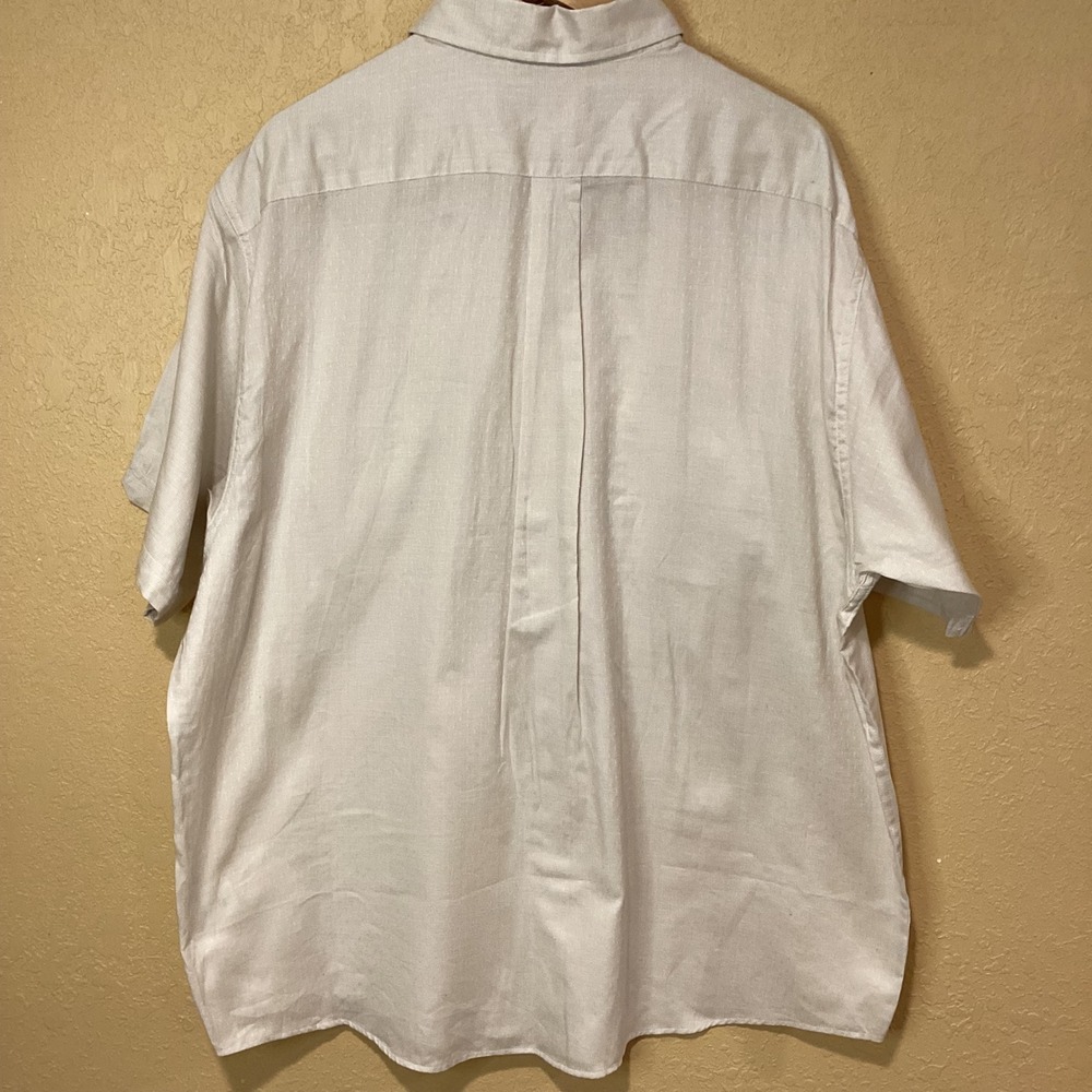 Rountree & York NWT Short Sleeve, Button Up, Collar Shirt, Men's XL, 100% Cotton - Picture 3 of 6